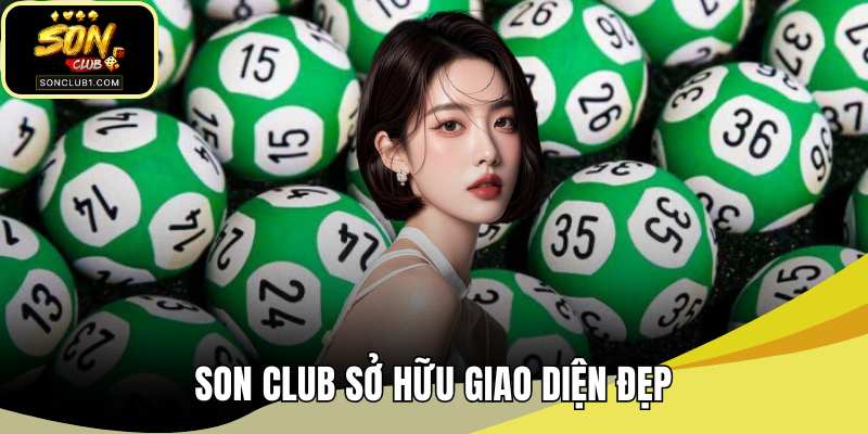 SONCLUB sở hữu giao diện thân thiện
